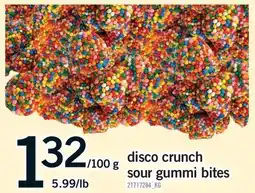 Fortinos DISCO CRUNCH SOUR GUMMI BITES offer