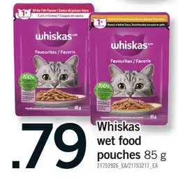 Fortinos WHISKAS WET FOOD POUCHES offer