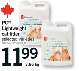 Fortinos PC LIGHTWEIGHT CAT LITTER offer