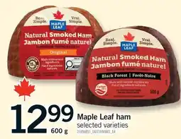 Fortinos MAPLE LEAF HAM offer