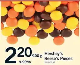 Fortinos HERSHEY'S REESE'S PIECES offer