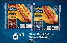 Fortinos MINA HALAL DELUXE CHICKEN WIENERS offer