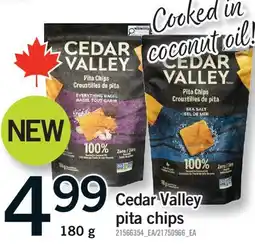 Fortinos CEDAR VALLEY PITA CHIPS offer