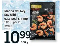 Fortinos MARINA DEL REY RAW WILD EASY PEEL SHRIMP, 20/30 PER LB offer