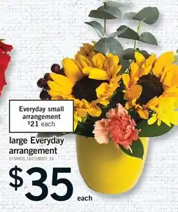 Fortinos LARGE EVERYDAY ARRANGEMENT offer