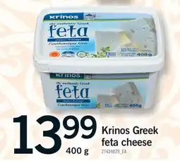 Fortinos KRINOS GREEK FETA CHEESE offer