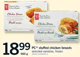 Fortinos PC STUFFED CHICKEN BREASTS offer