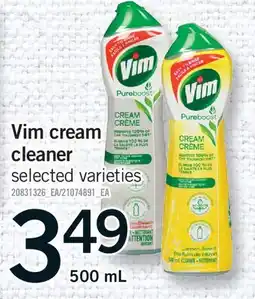 Fortinos VIM CREAM CLEANER offer