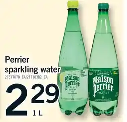 Fortinos PERRIER SPARKLING WATER offer