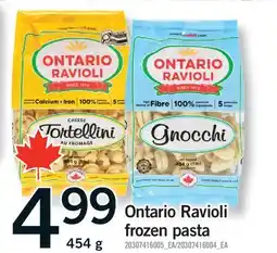 Fortinos ONTARIO RAVIOLI FROZEN PASTA offer
