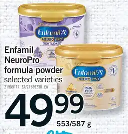 Fortinos ENFAMIL NEUROPRO FORMULA POWDER, 553/587 G offer