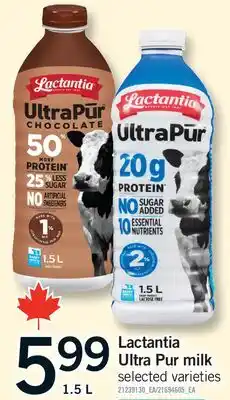 Fortinos LACTANTIA ULTRA PUR MILK offer