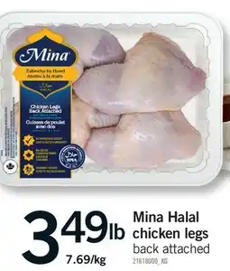 Fortinos MINA HALAL CHICKEN LEGS offer