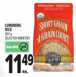 Metro LUNDBERG RICE offer