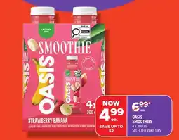 Metro OASIS SMOOTHIES offer