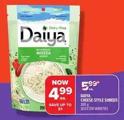Metro DAIYA CHEESE-STYLE SHREDS offer