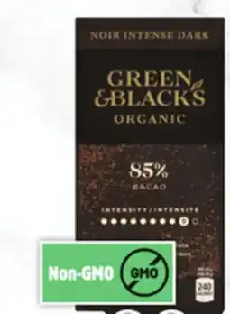 Metro GREEN & BLACK'S CHOCOLATE BARS offer