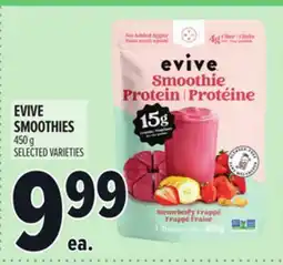 Metro EVIVE SMOOTHIES offer