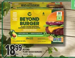 Metro BEYOND PLANT-BASED BURGERS offer