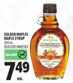 Metro GOLDEN MAPLES MAPLE SYRUP offer