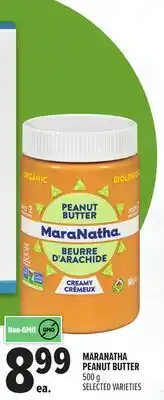 Metro MARANATHA PEANUT BUTTER offer