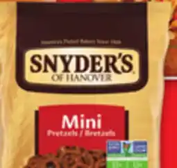 Metro KETTLE CHIPS OR SNYDER'S PRETZEL SNACKS offer