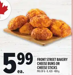 Metro FRONT STREET BAKERY CHEESE BUNS OR CHEESE STICKS offer