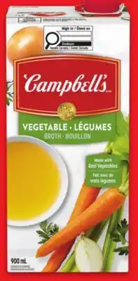 Metro CAMPBELL'S SOUP OR BROTH offer