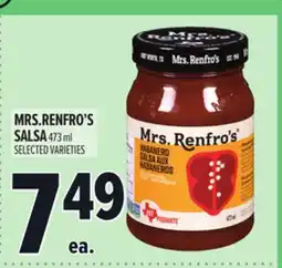 Metro MRS.RENFRO'S SALSA offer
