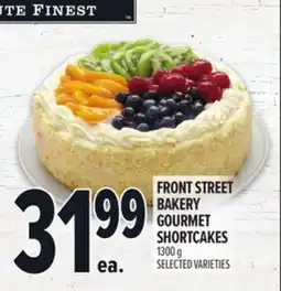 Metro FRONT STREET BAKERY GOURMET SHORTCAKES offer