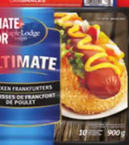 Metro SCHNEIDERS JUICY JUMBOS OR SMOKED SAUSAGES OR MAPLE LODGE ULTIM CHICKEN WIENERS OR ZABIHA HALAL offer