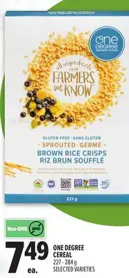 Metro ONE DEGREE CEREAL offer