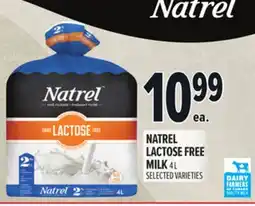 Metro NATREL LACTOSE FREE MILK offer