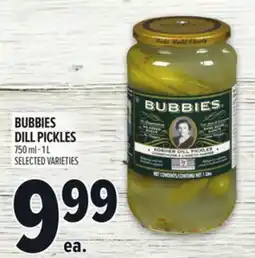 Metro BUBBIES DILL PICKLES offer