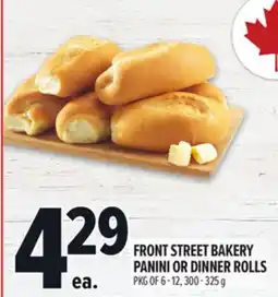 Metro FRONT STREET BAKERY PANINI OR DINNER ROLLS offer