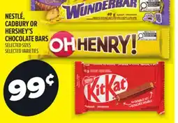 Metro NESTLÉ, CADBURY OR HERSHEY'S CHOCOLATE BARS offer