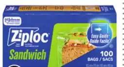 Metro ZIPLOC BAGS offer
