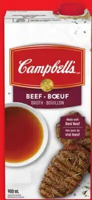 Metro CAMPBELL'S SOUP OR BROTH offer