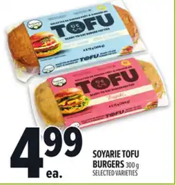 Metro SOYARIE TOFU BURGERS offer