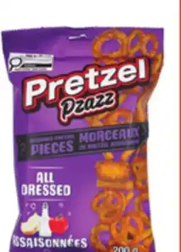 Metro PRETZEL PZAZZ SNACKS offer