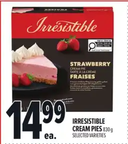 Metro IRRESISTIBLE CREAM PIES offer