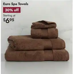 Linen Chest Euro Spa Towels offer