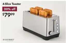 Linen Chest JS GOURMET 4-Slice Toaster offer