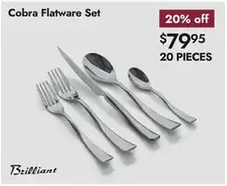 Linen Chest Cobra Flatware Set offer
