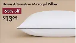 Linen Chest Down Alternative Microgel Pillow offer