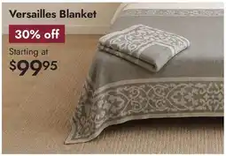 Linen Chest Versailles Blanket offer