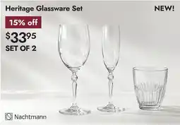 Linen Chest Heritage Glassware Set offer
