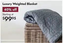 Linen Chest Luxury Weighted Blanket offer