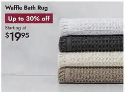 Linen Chest Waffle Bath Rug offer