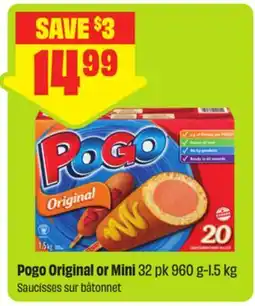 FreshCo Pogo Original or Mini 32 pk 960 g-1.5 kg offer